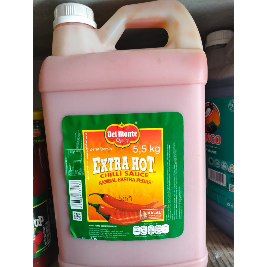 

Del Monte Saus Sambal Extra Hot 5.5kg