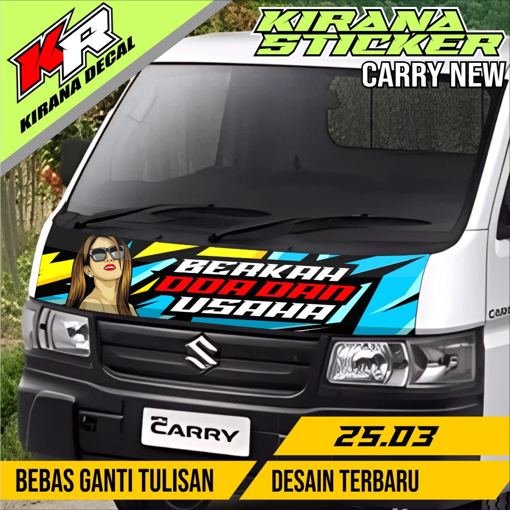 STICKER NEW CARRY KAP + KACA VARIASI KABIN CARRY NEW KODE 25.03