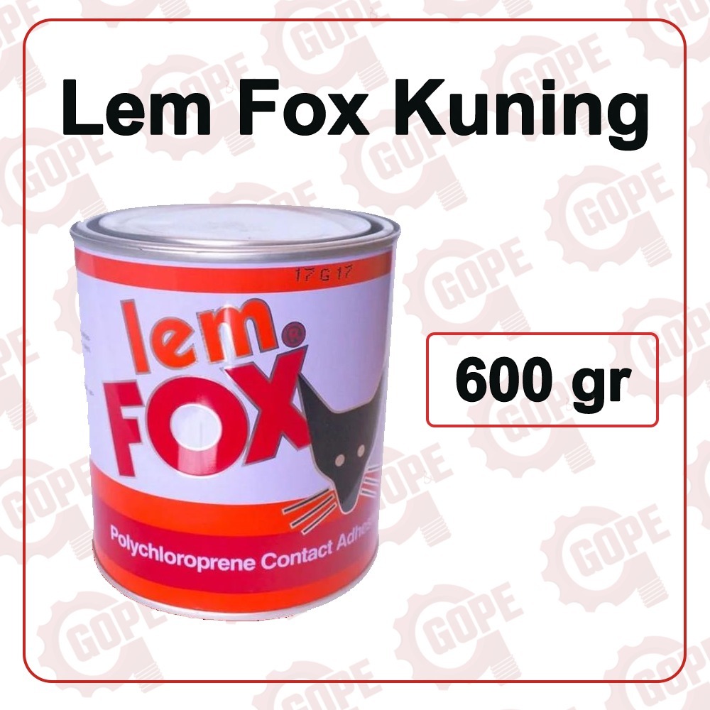 

Lem Fox Kuning Serbaguna Kemasan 600 Gram