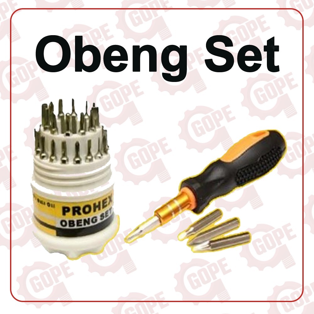Obeng Set 31 Pcs CRV Prohex Hasston 2650-004