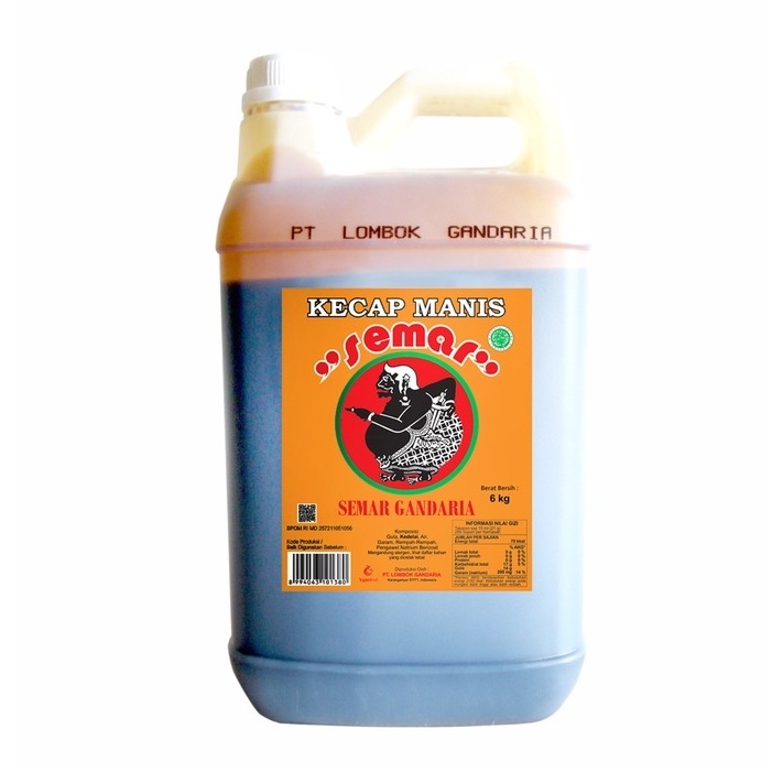

kecap manis semar jerigen 5 liter