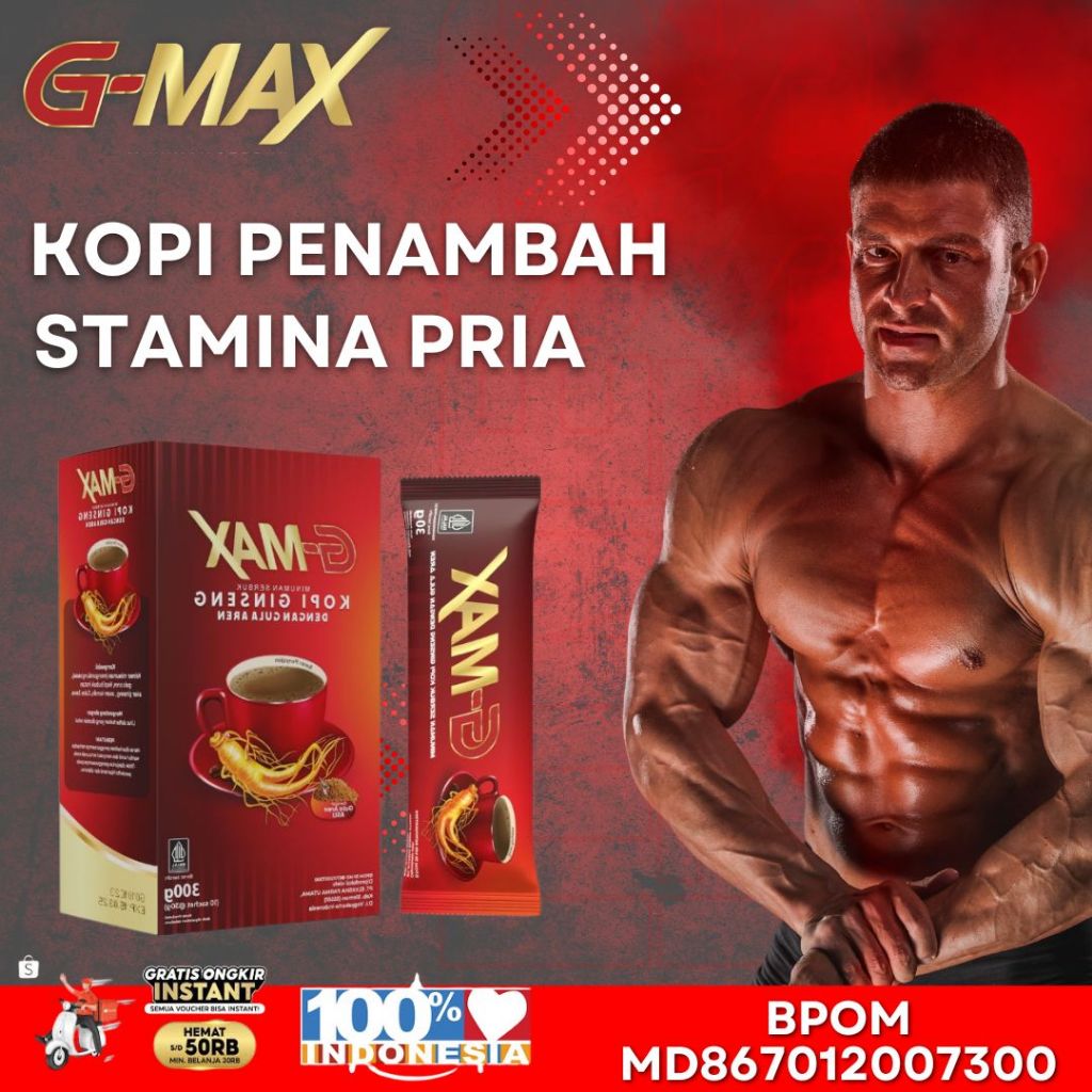 

KOPI G-MAX KOPI GINGSENG PENJAGA STAMINA PRIA