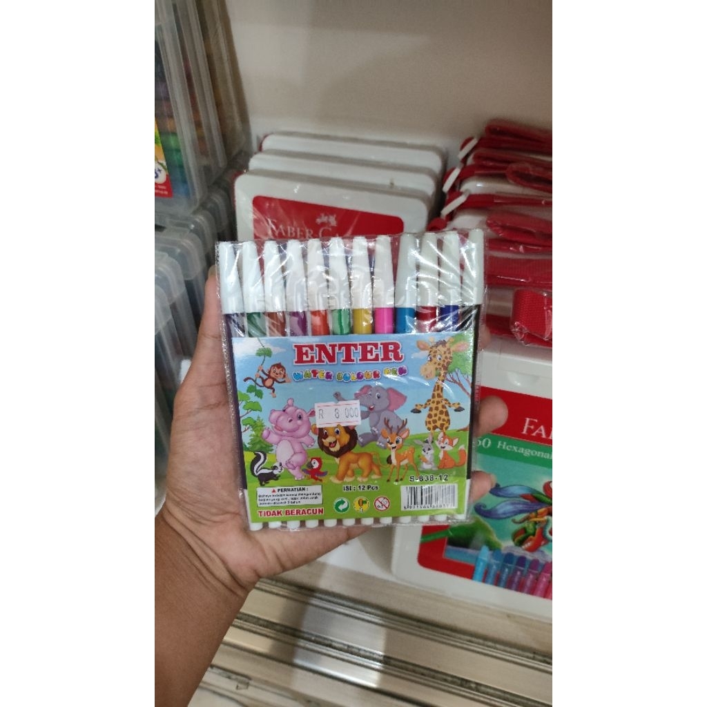 

Spidol Mewarnai 12 Warna Enter