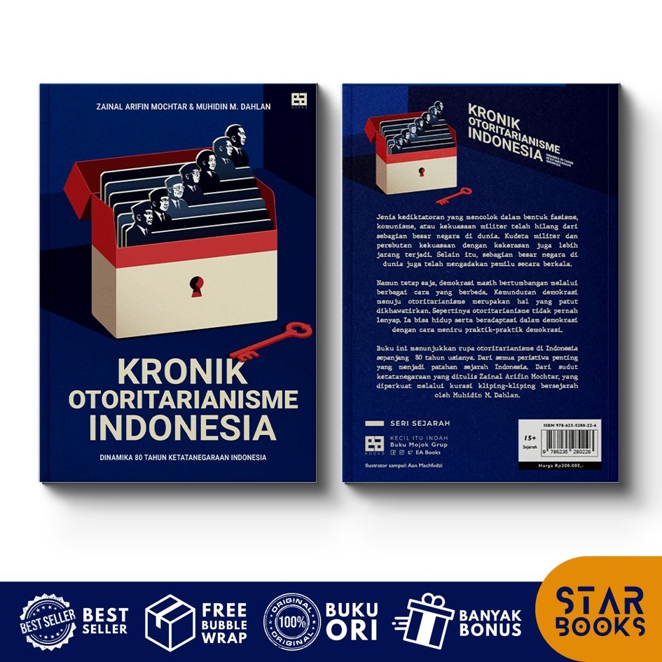 Buku Kronik Otoritarianisme Indonesia: Dinamika 80 Tahun Ketatanegaraan Indonesia - (Politik)