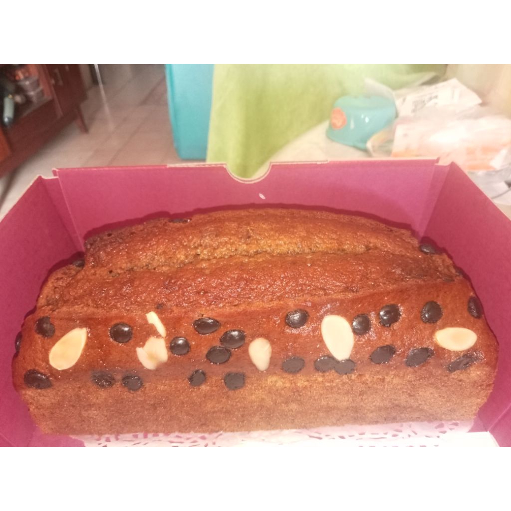 

Roti Bun Pisang Almond