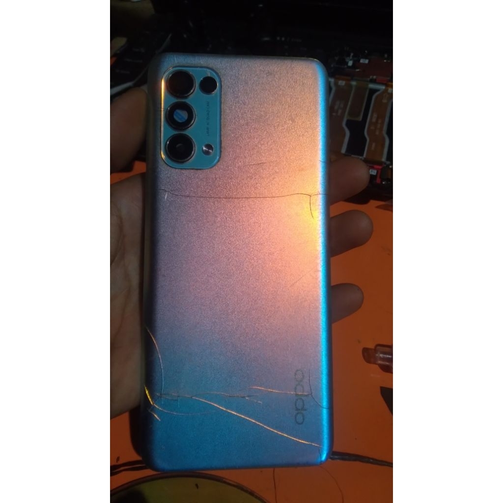 backdoor kaca kamera oppo Reno 5 ori copotan minus retak