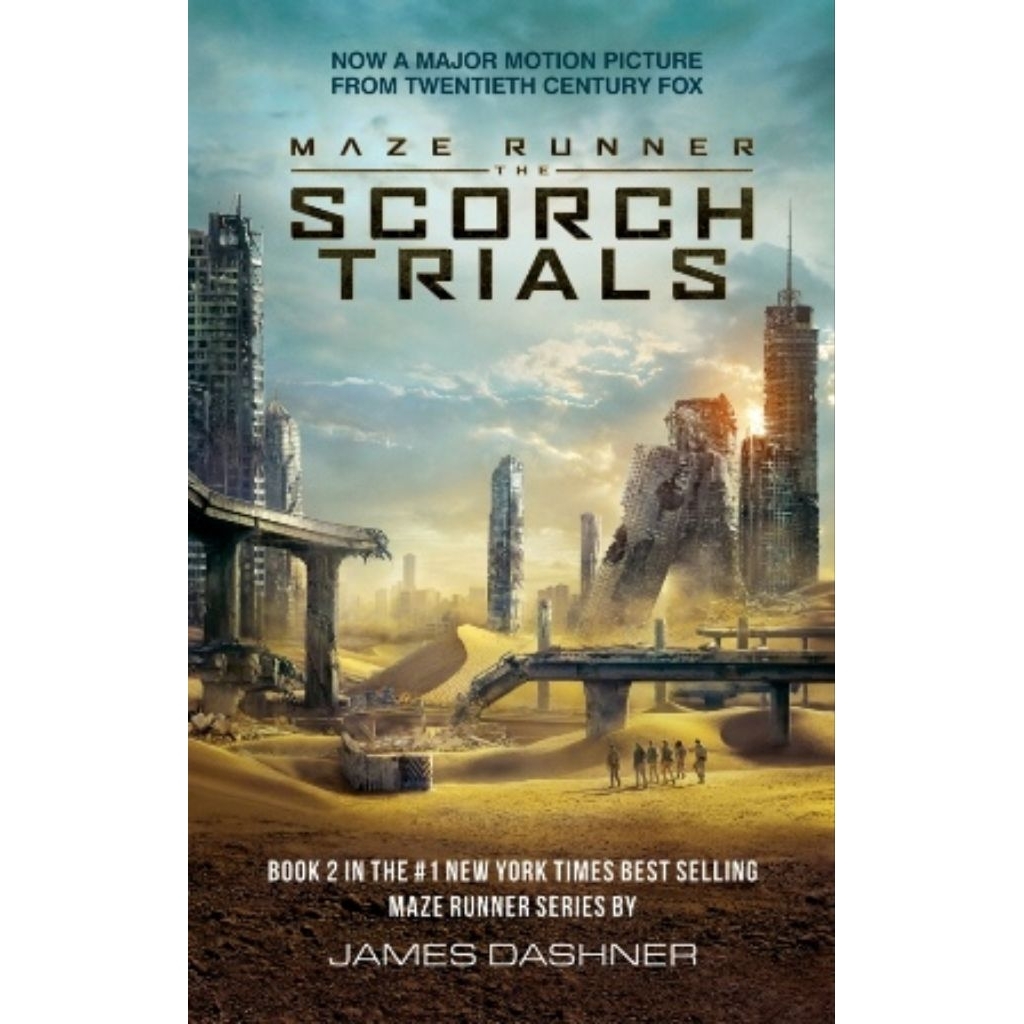 The Scorch Trials Buku Novel Bekas #2 The Maze Runner