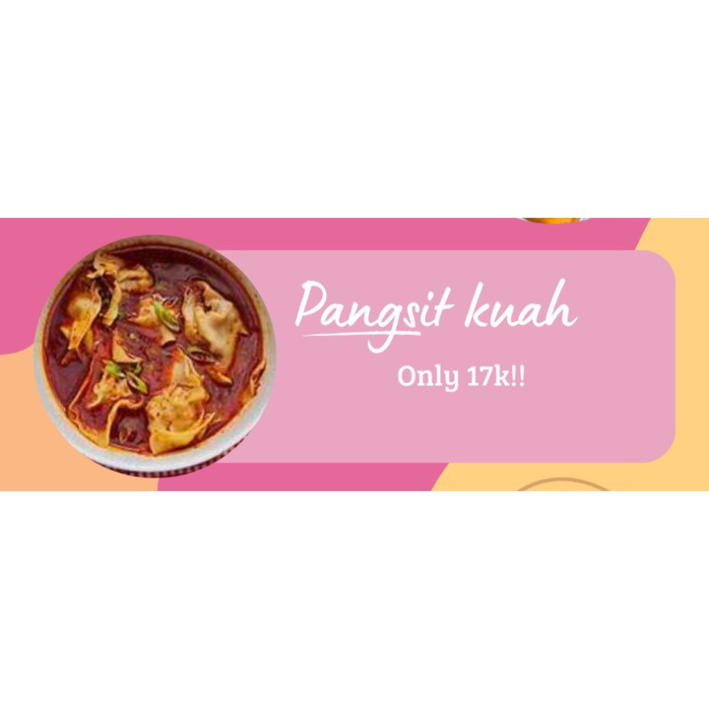 

Pangsit kuah chili oil