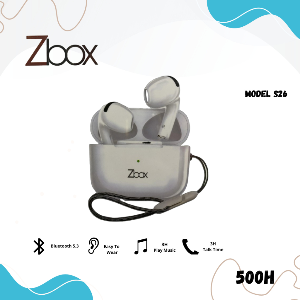 Zbox Earphone Bluetooth Model S26