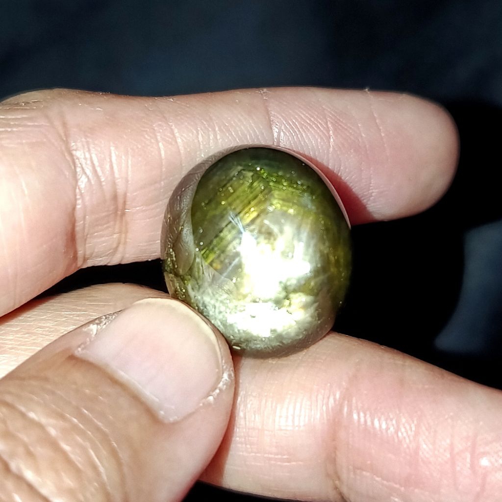 Natural Batu Permata Black Star Safir - Black Star Sapphire