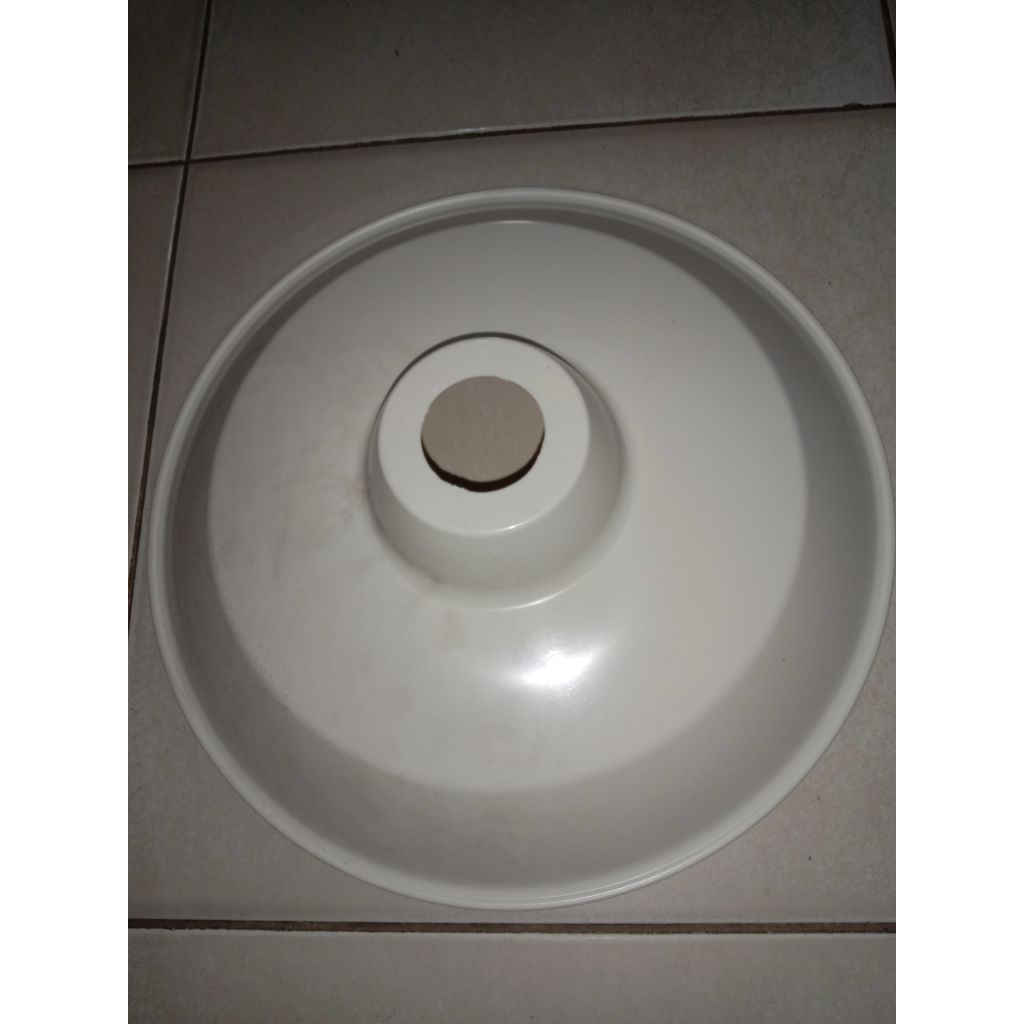 Kap Lampu Jalan / Kap Lampu Gantung PVC MASKOW Putih Besar