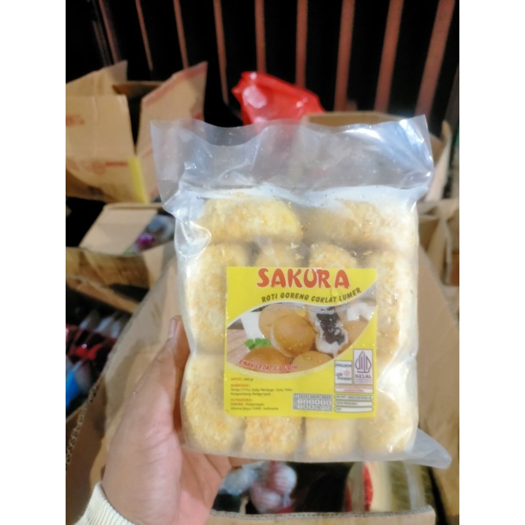 

ROTI GORENG COKLAT LUMER "SAKURA" isi 10