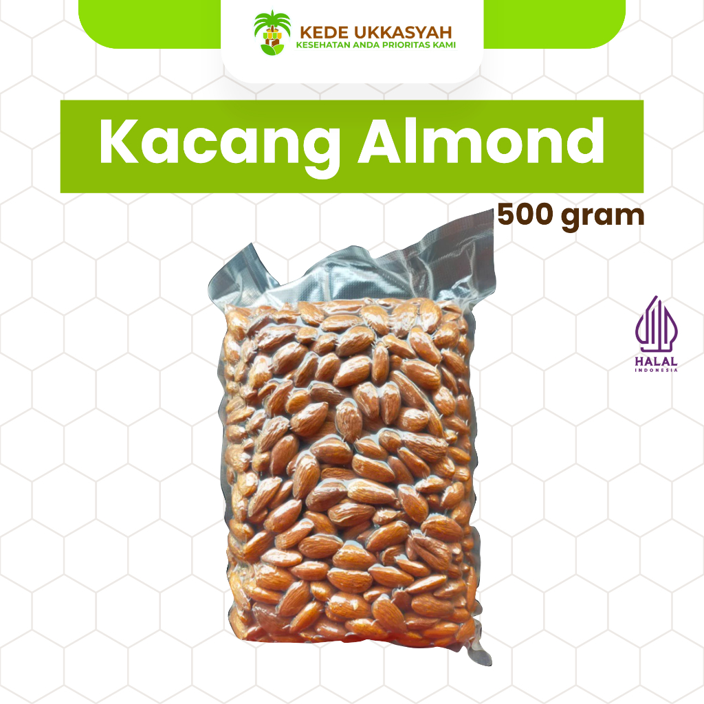 

KACANG ALMOND PANGGANG 500 GRAM || Menyehatkan Jantung