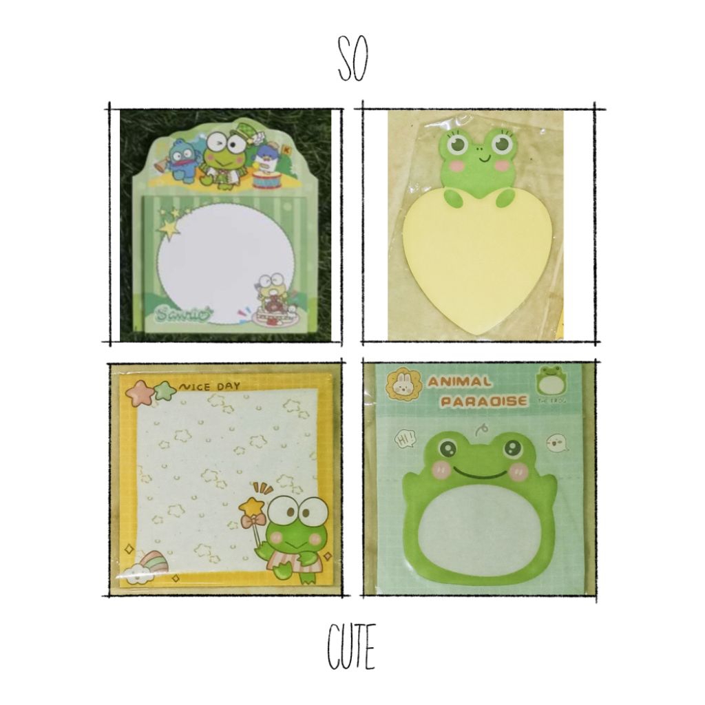 

KEROPPI memo keropi notepad keropy sticky note kerropi