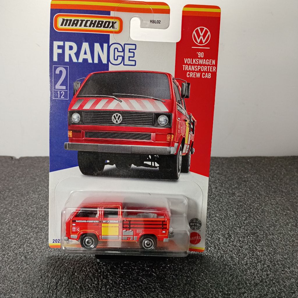 Matchbox 1990 VW Transporter Crew Cab France