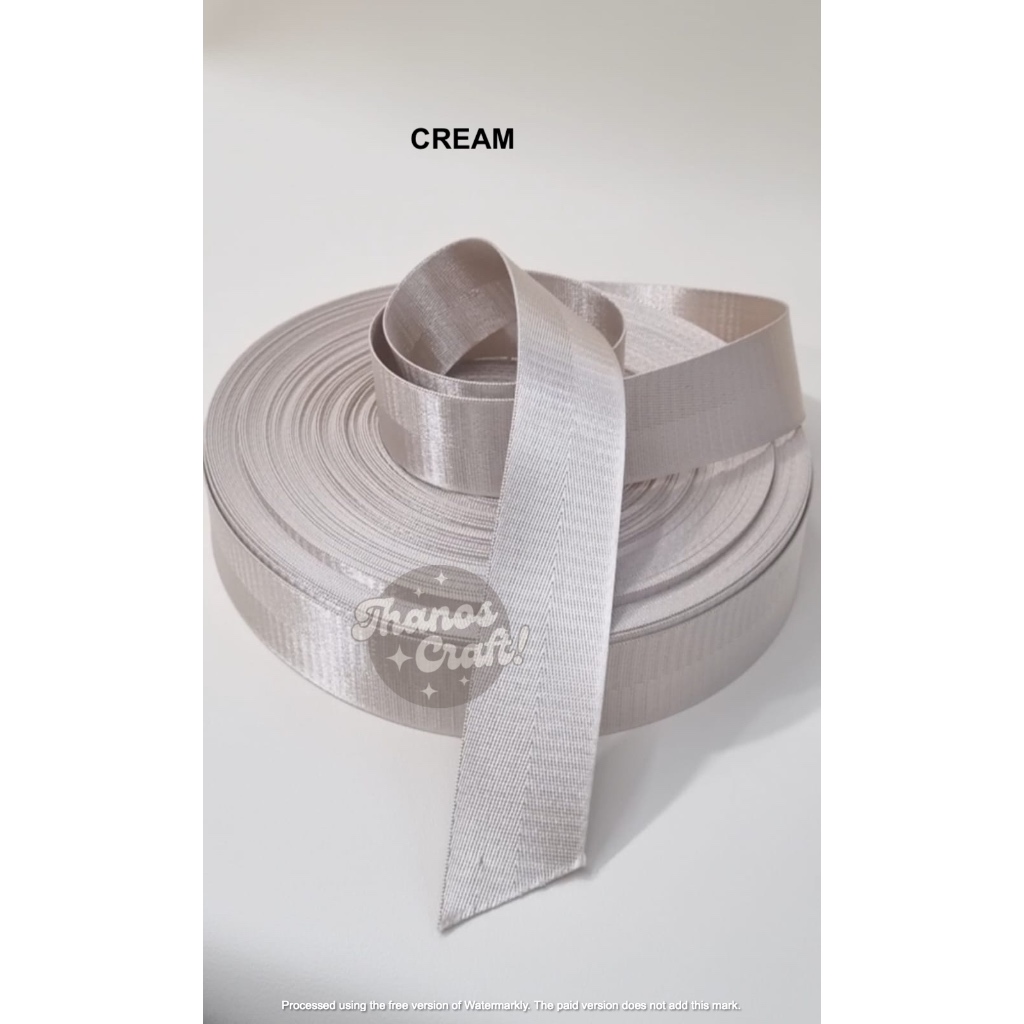 WEBBING TAS / BISBAN TAS NYLON 4cm/ 5 METER DAN 10 METER