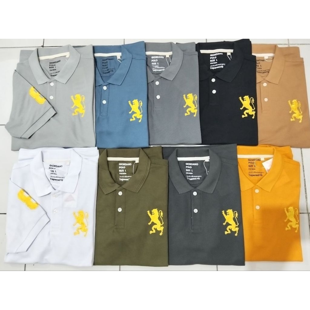Baju Kaos Pria Dewasa kerah Giordano