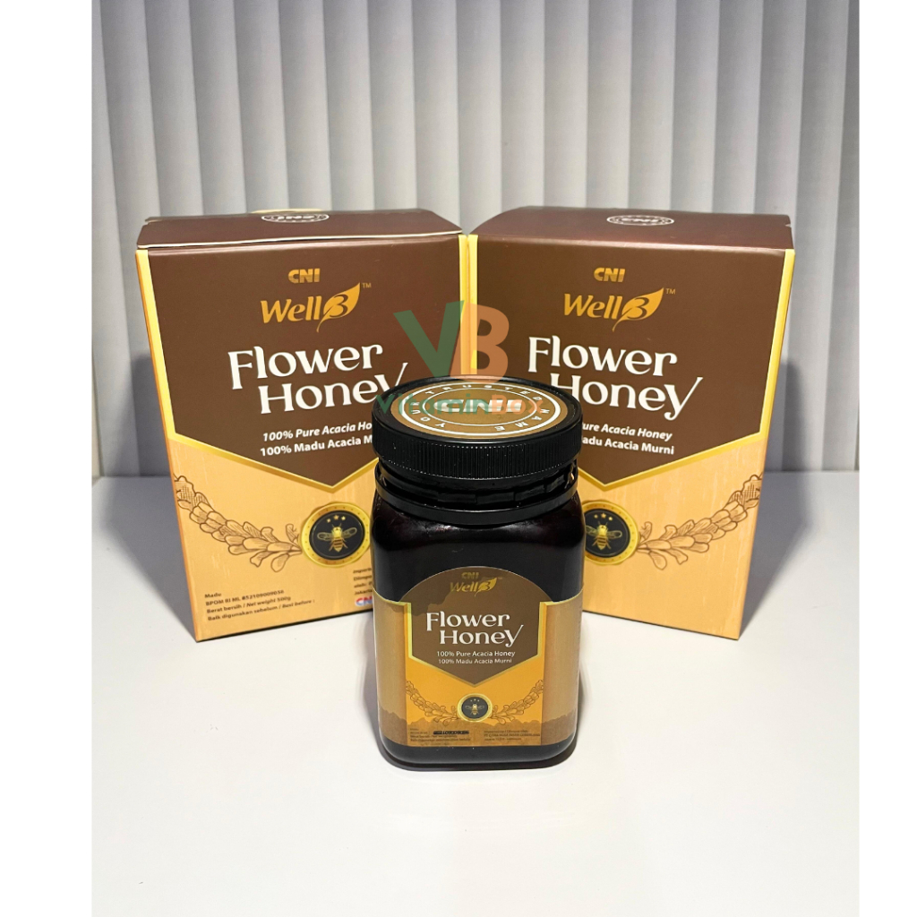 

CNI Well3 Flower Honey 500gr 100% Pure Acacia - 100% Madu Akasia Murni