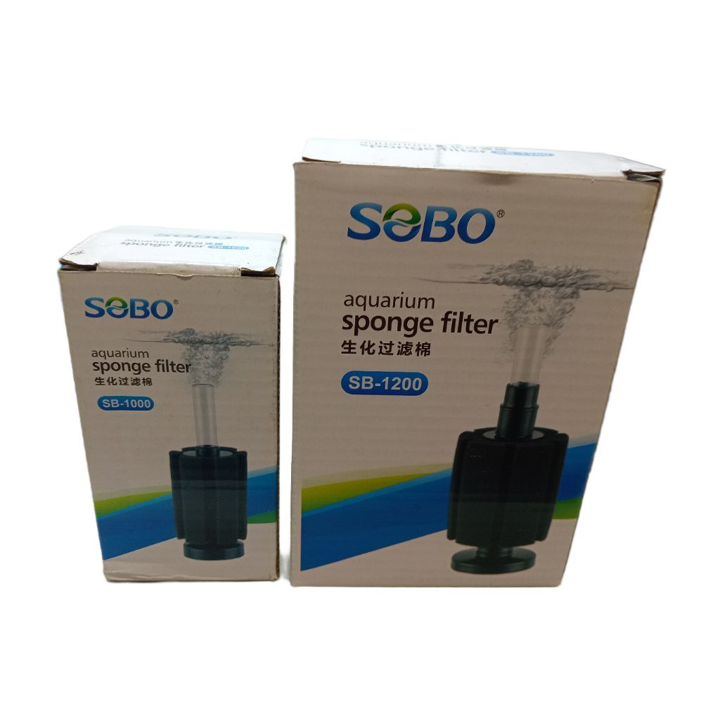Biofoam Sponge filter sobo saringan aerator aquarium SOBO SB-1000 SB-1200