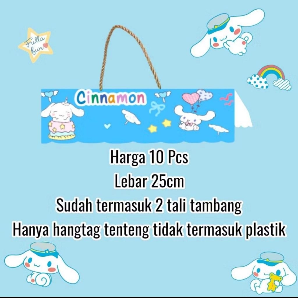 

Hangtag tenteng Motif Sanrio Tidak termasuk plastik