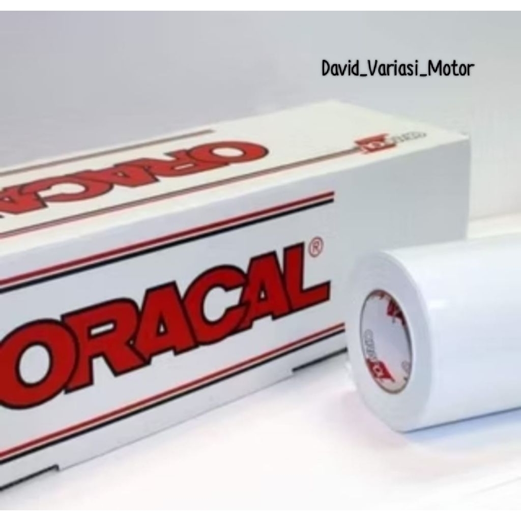 Sticker Wraping / Branding Motor & Mobil ORACAL 651 WHITE GLOSY L 126cm