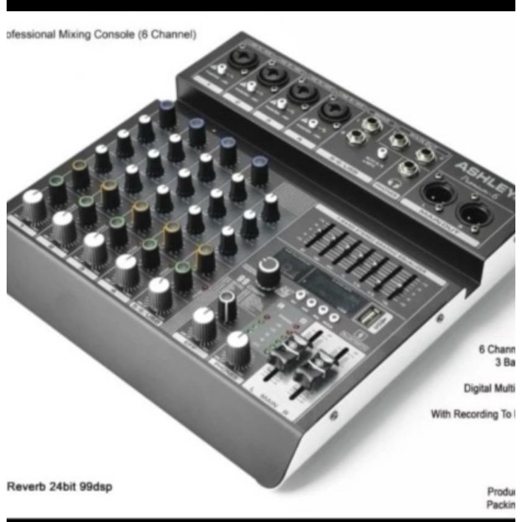 Mixer Ashley 6ch “ Premium6”