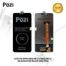 [POZI] LCD POZI LCD+TOUCHSCREEN OPPO REALME C1/REALME 2/A5/A3S/A12E BLACK ORG POZI
