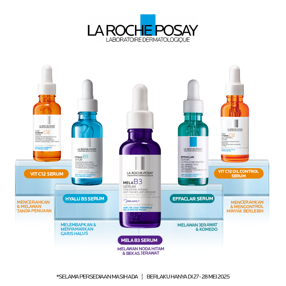 LA ROCHE POSAY - ANTI AGING - BRIGHTENING SERUM. Mela B3 Niacinamide Serum / Effaclar Salicylic Acid