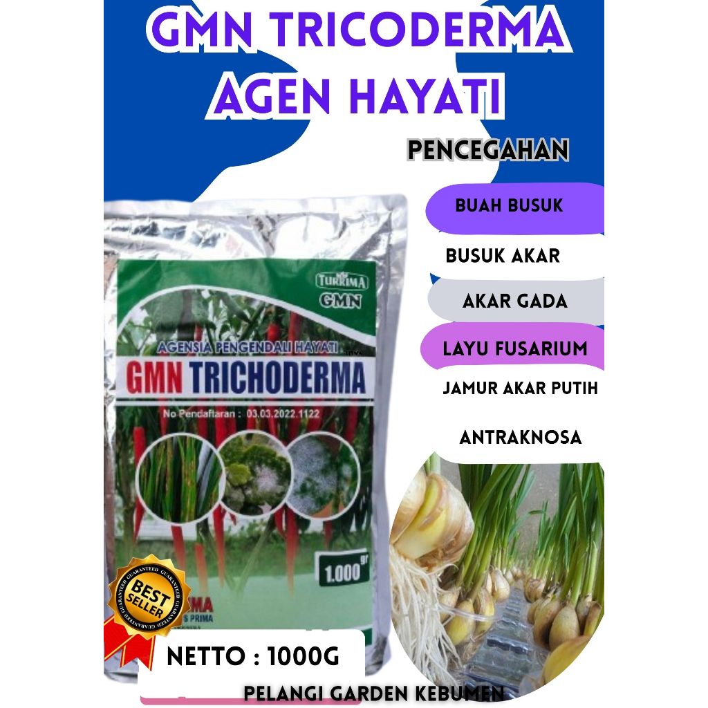 PALING LARIS  Trichoderma Bubuk, Trichoderma Bahan Aktif, Trichoderma Harzianum Isi 1kg