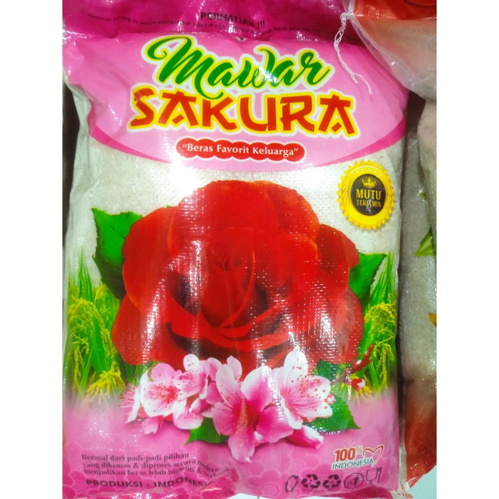

beras sakura kemasan 8 kilogram