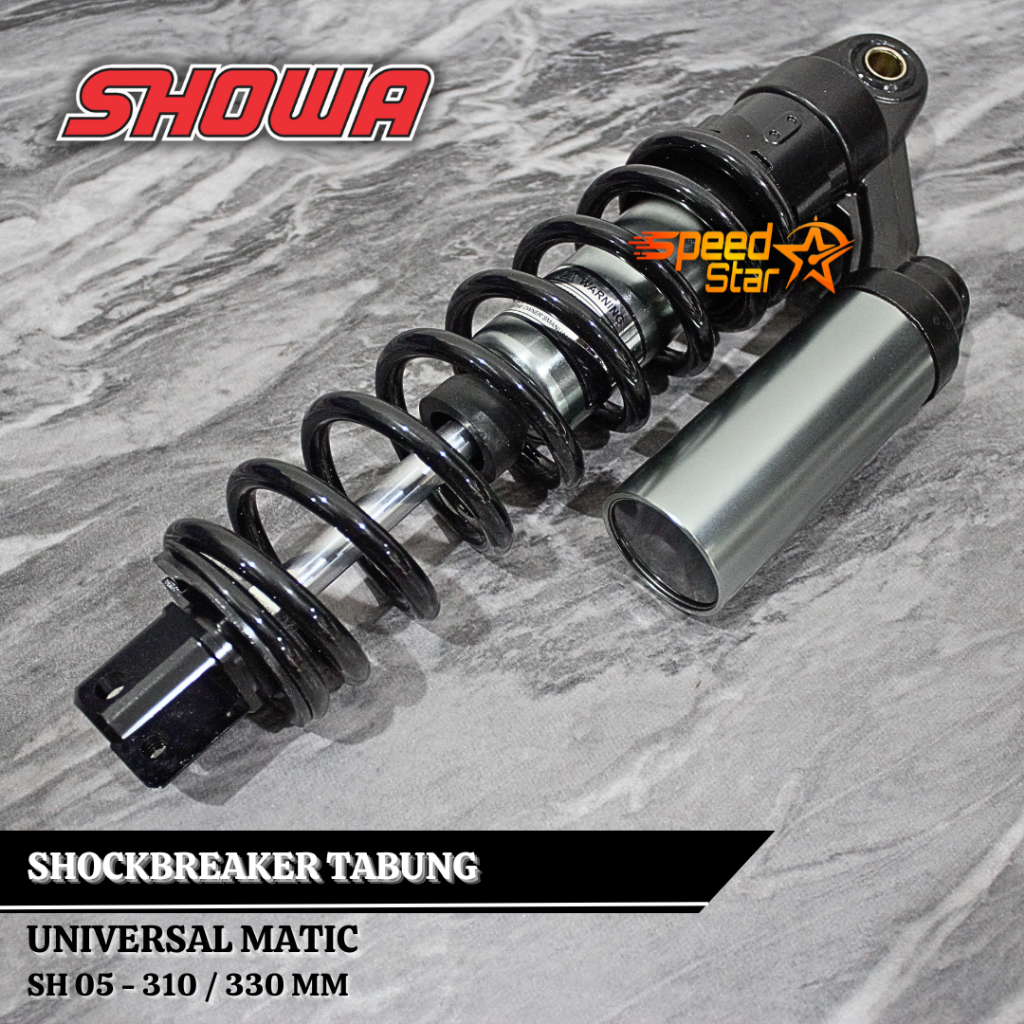 Shockbreaker Belakang Tabung Atas Showa 05 Ukuran 310 330 Shock Beat Vario Fazzio Mio Genio Vario 12