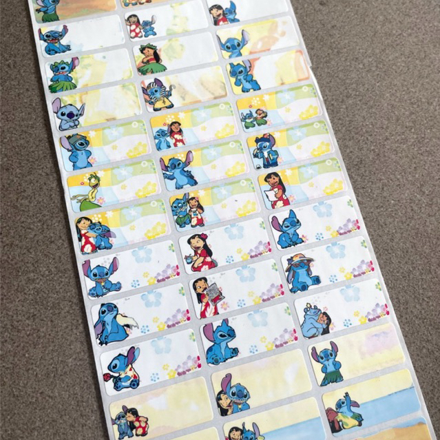 

UM1 Stiker Label Nama Anak Wateroof Tahan Air - Size M