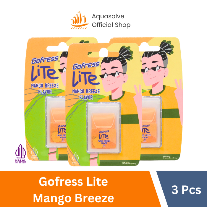

[BUNDLE] Gofress Lite Mango Breeze (3 Pcs)