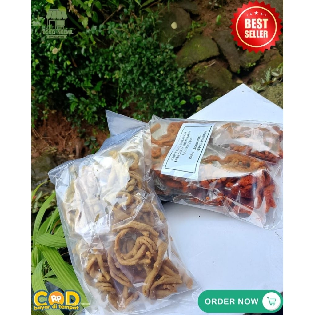 

keripik usus pedas gurih _ usus ayam original