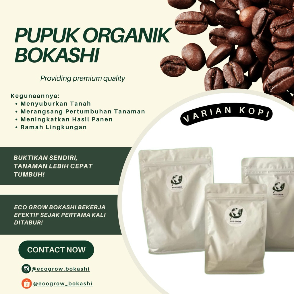 Pupuk Organik Bokashi (Varian Kopi)