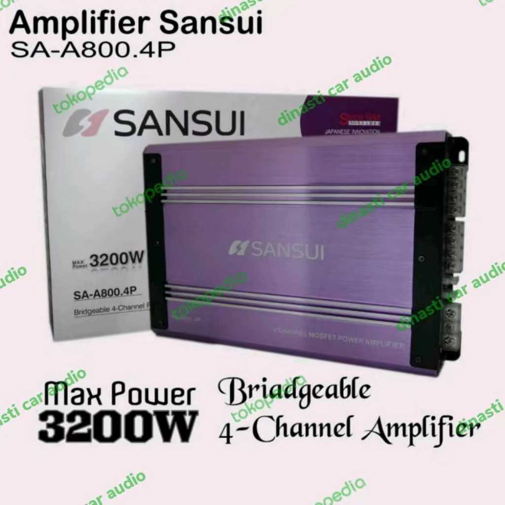Power Sansui 4 CH - Power Amplifier SANSUI 4 Chanel