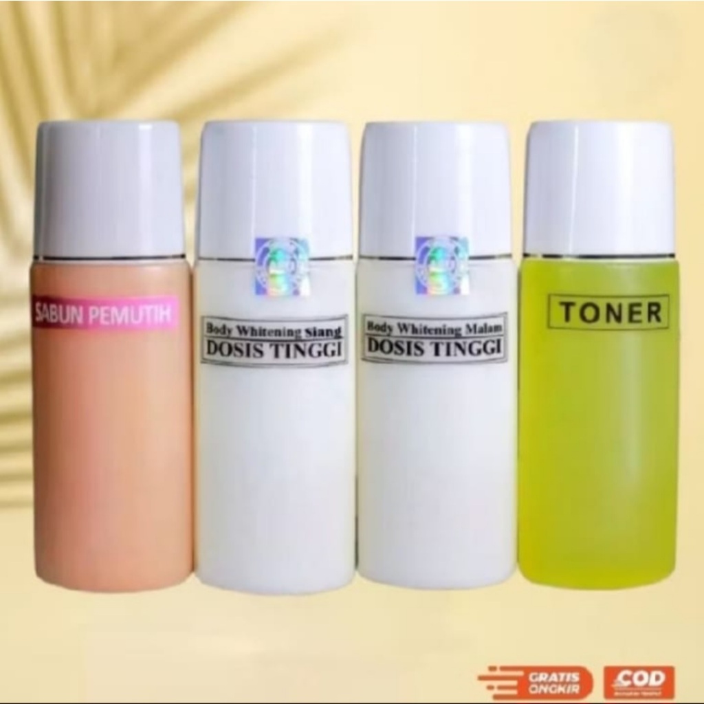 [ORIGINAL] Paket Lengkap HB Extra Whitening Dosis Tinggi Handbody Lotion/Pemutih BPOM