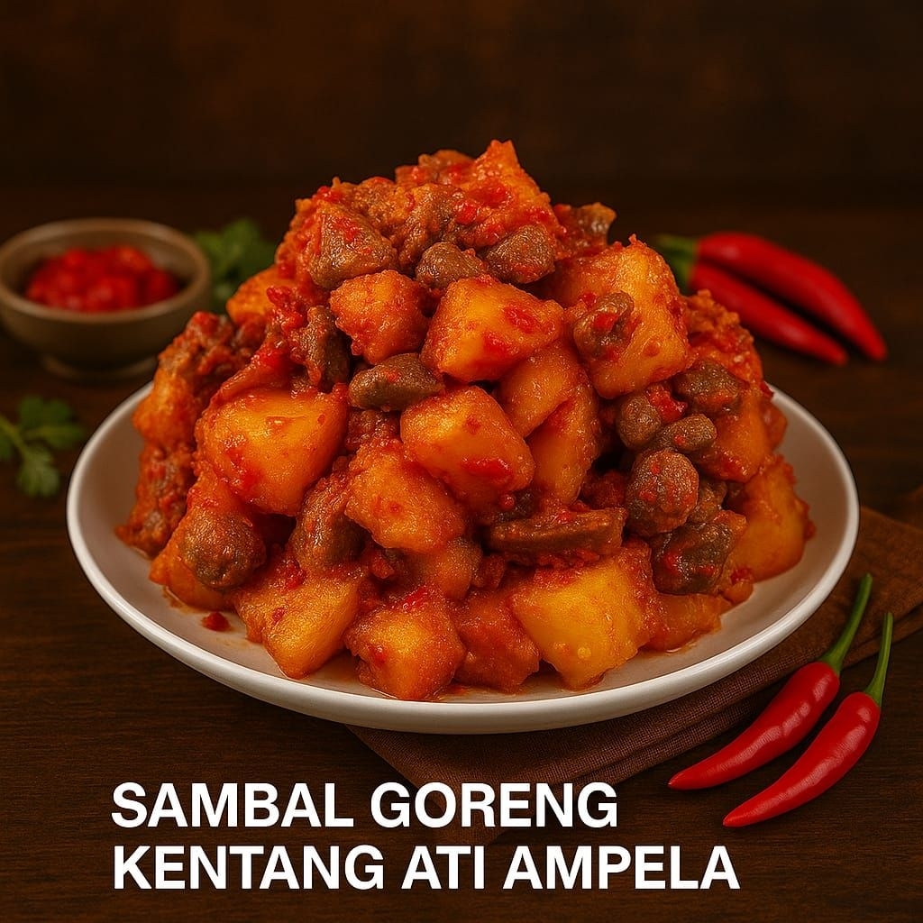 

Sambal Goreng Kentang Ati Ampela – Pedas Nikmat, Lauk Harian Praktis! Kemasan 500gr