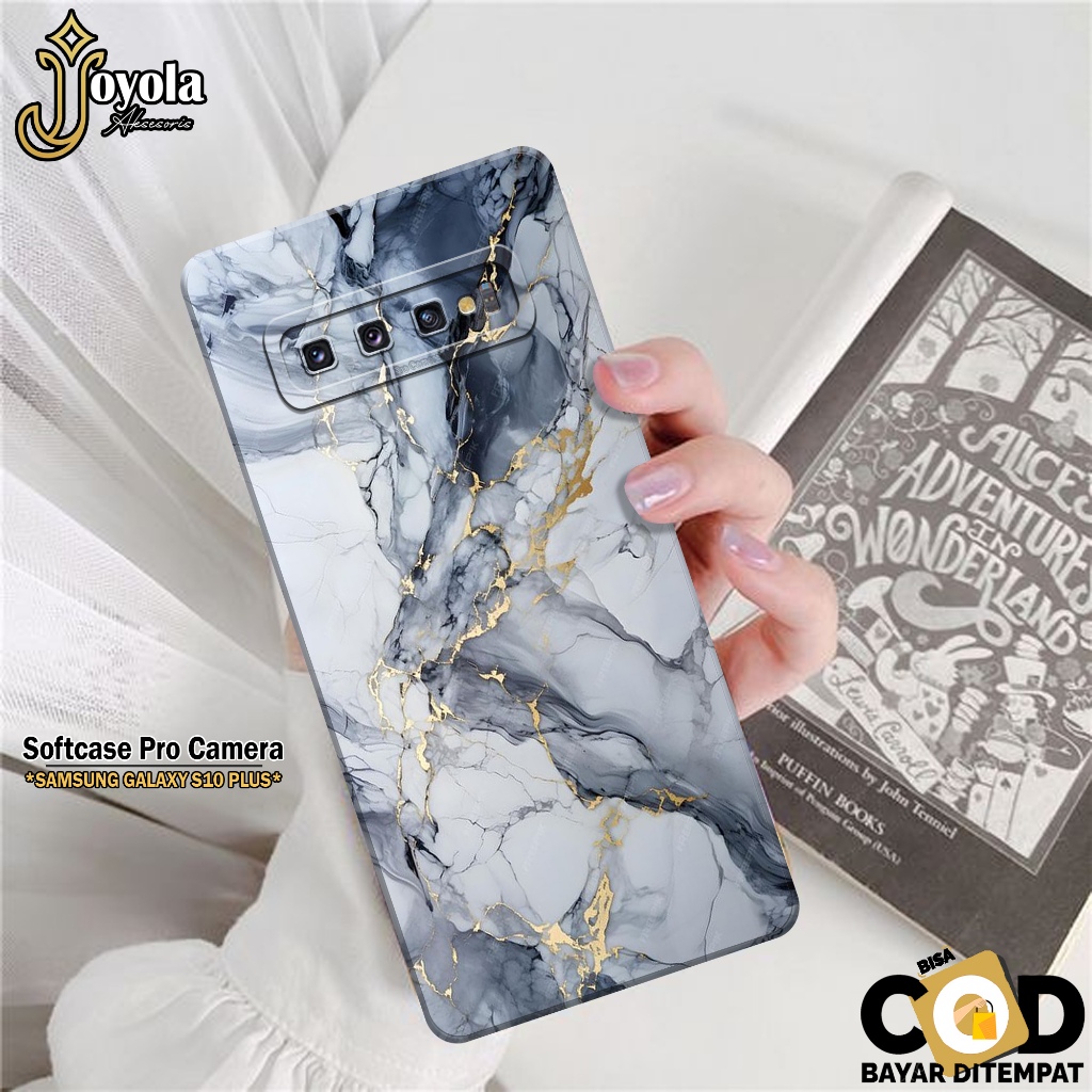 Softcase Samsung Galaxy S10 Plus JOYOLA Case Abstrak Case Hp Samsung S10 Plus Silikon Tpu Pro Camera