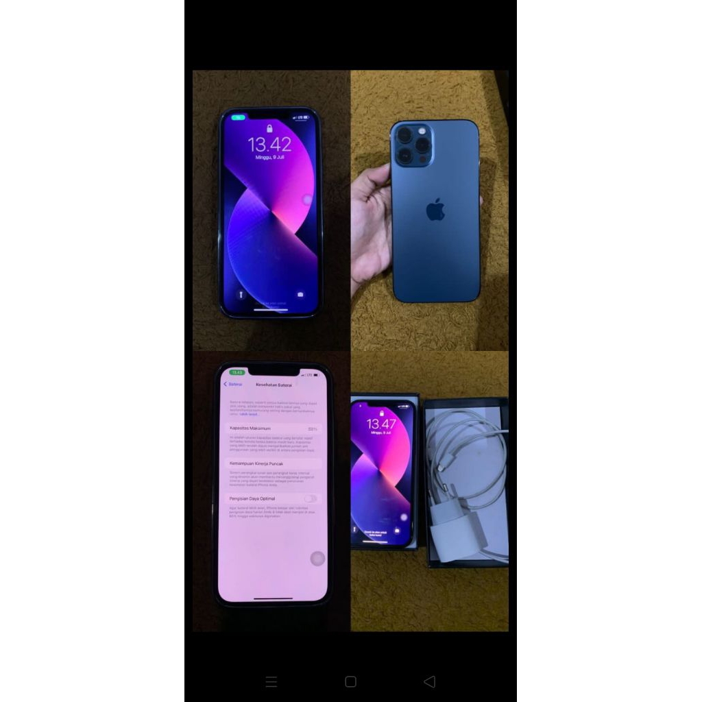 12 Promax 128GB SECOND ORIGINAL