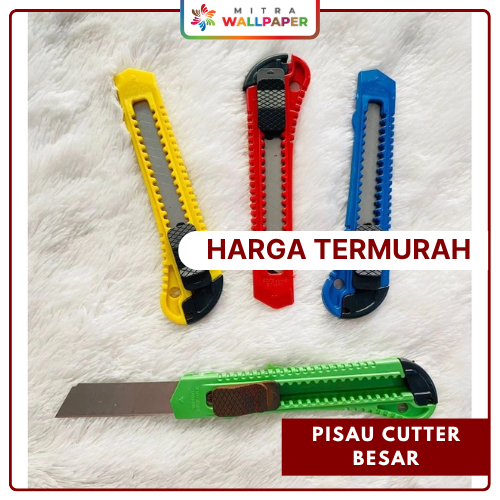

Kater Cutter Silet Plastik Ukuran Jumbo Besar Pisau Cutter Kater Jumbo Besar Warna Warni