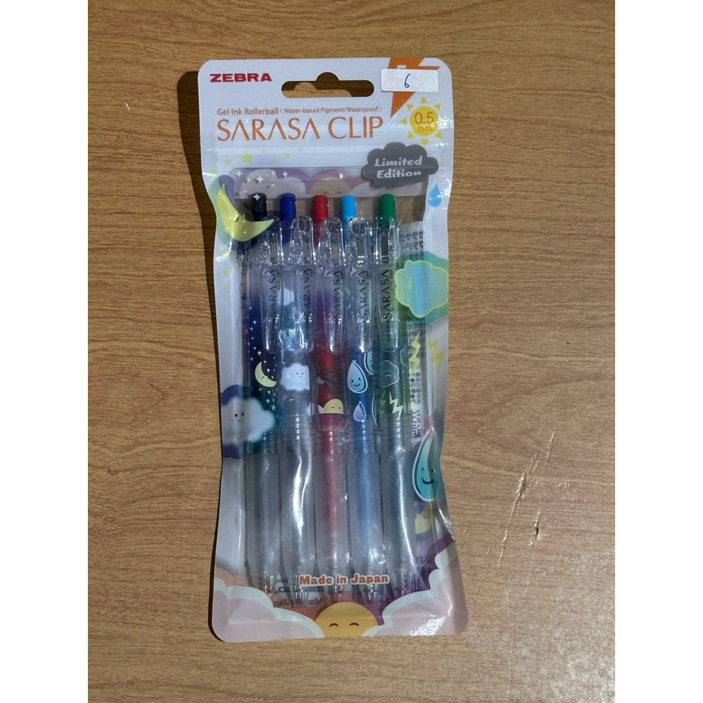 

Sarasa Weather Series Ballpoint Gel Pen 0.5MM [Per Set isi 5]