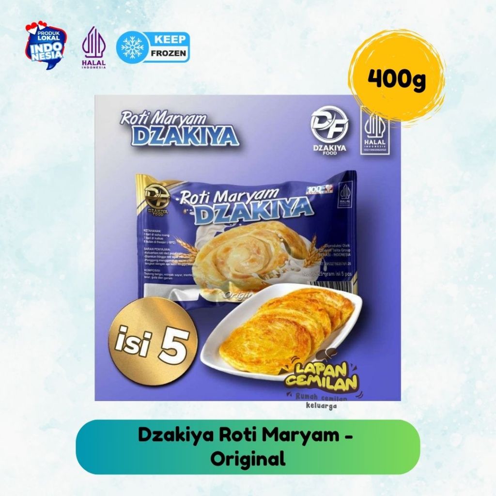 

Dzakiya Roti Maryam/Canai Reguler isi 5