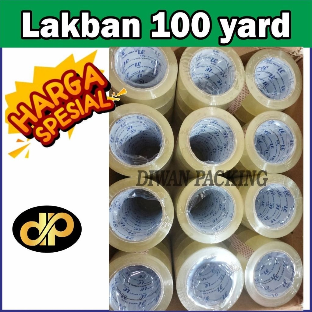

LAKBAN BENING / LAKBAN COKLAT 45 X 100 YARD (6PCS)