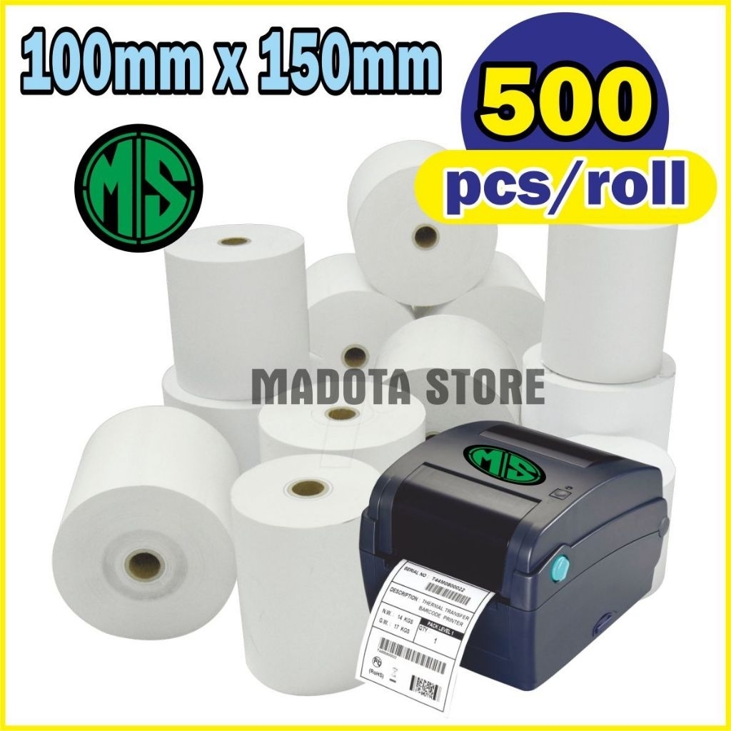 

LABEL THERMAL 100X150 ISI 500PCS / ROLL