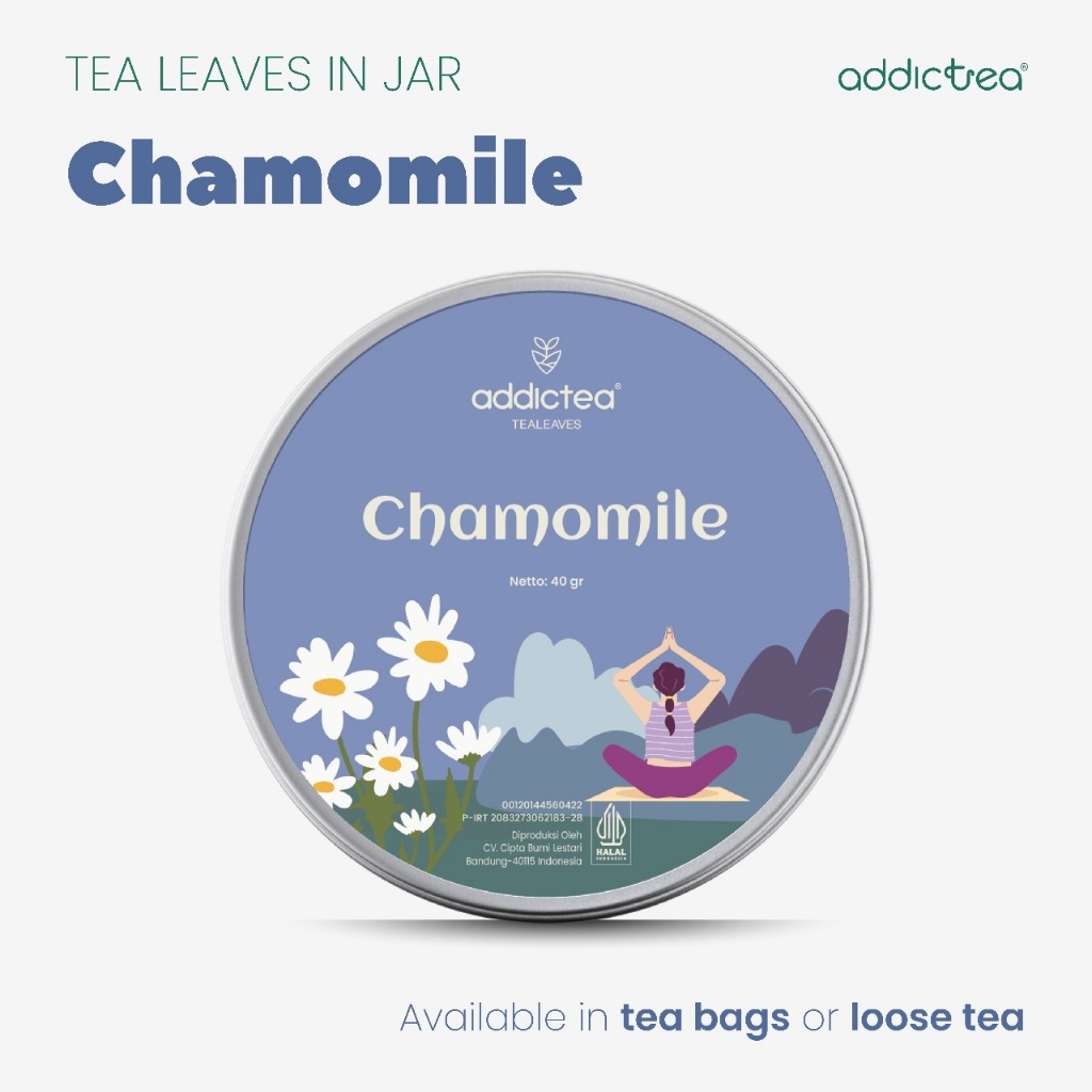 

Addictea Special Tealeaves, Greentea Chamomile, Artisan Tea