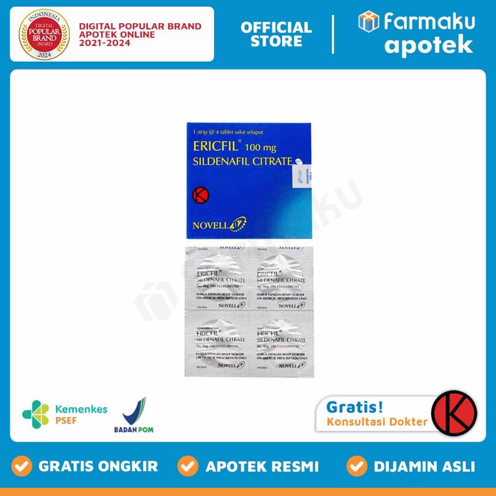 Ericfil 100 mg 1 Tablet - HBK