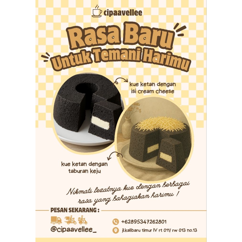 

kue ketan dengan isi cream cheese
