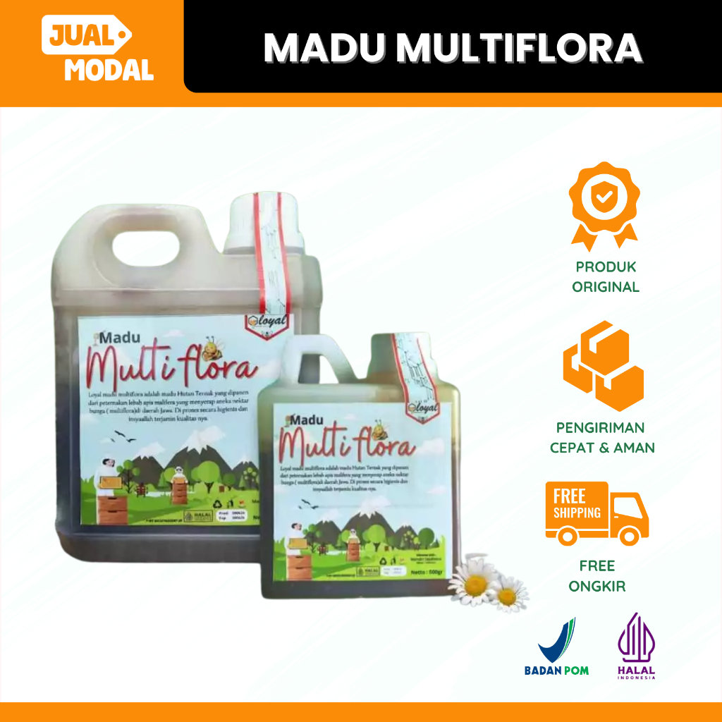 

Loyal Madu Asli Multiflora - Madu Hutan Super 1kg