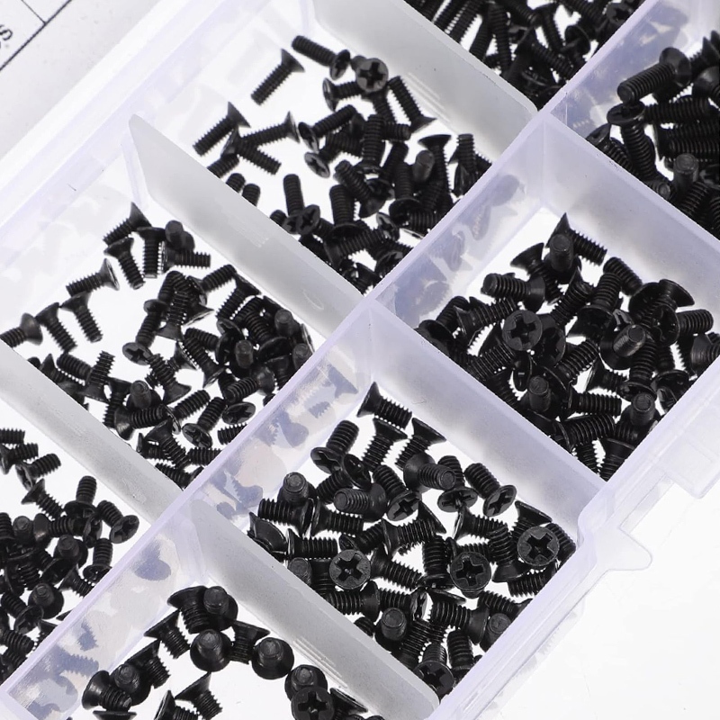 READY 500pcs Baut Leptop Baut Kecil Laptop Sekrup Philips Mur Baut Laptop Untuk Lenovo Asus Acer